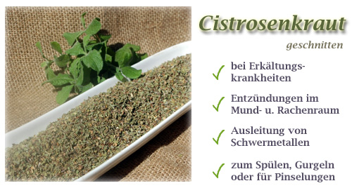 Cistrosenkraut geschnitten von Naturix24