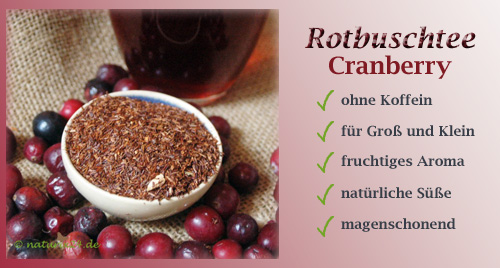 Rotbuschtee Cranberry