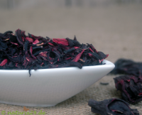 Hibiskusblüten afrikanisch geschnitten